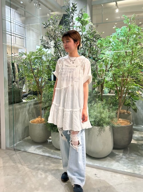 Kastane チュニック インド綿ティアードチュニック : ZOZOTOWN