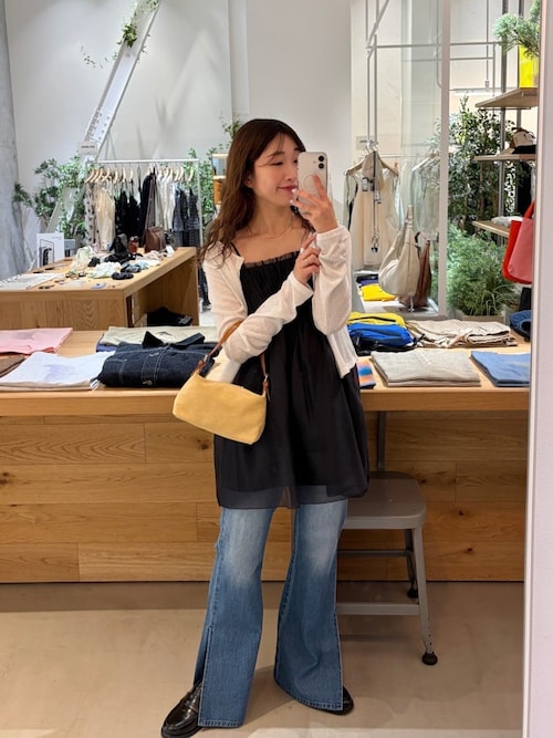 kastane プリーツミニワンピース ネイビー プリーツミニワンピース