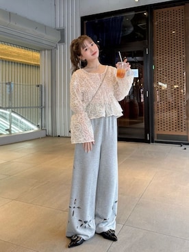 「Kastane（カスタネ）のアイテム（パンツ）」を使った、Kastane officialさん（レディース・158cm）の春コーディネート