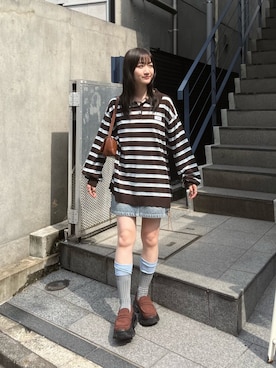 「Kastane（カスタネ）のアイテム（ニット/セーター）」を使った、Kastane officialさん（レディース・153cm）の秋コーディネート