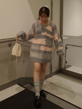 「Kastane（カスタネ）のアイテム（ニット/セーター）」を使った、Kastane officialさん（レディース・155cm）の秋コーディネート