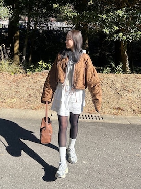 「Kastane（カスタネ）のアイテム（その他アウター）」を使った、Kastane officialさん（レディース・156cm）の冬コーディネート
