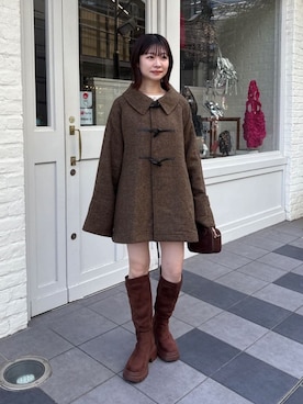 「アイテム（ダッフルコート）」を使った、Kastane officialさん（レディース・152cm）の秋コーディネート