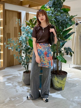 Kastane officialさん（レディース・167cm）の夏コーディネート