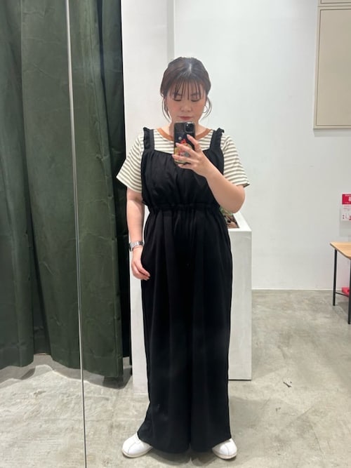 セール】【2サイズ展開/低身長サイズ/着丈調節可】フリルサロペット