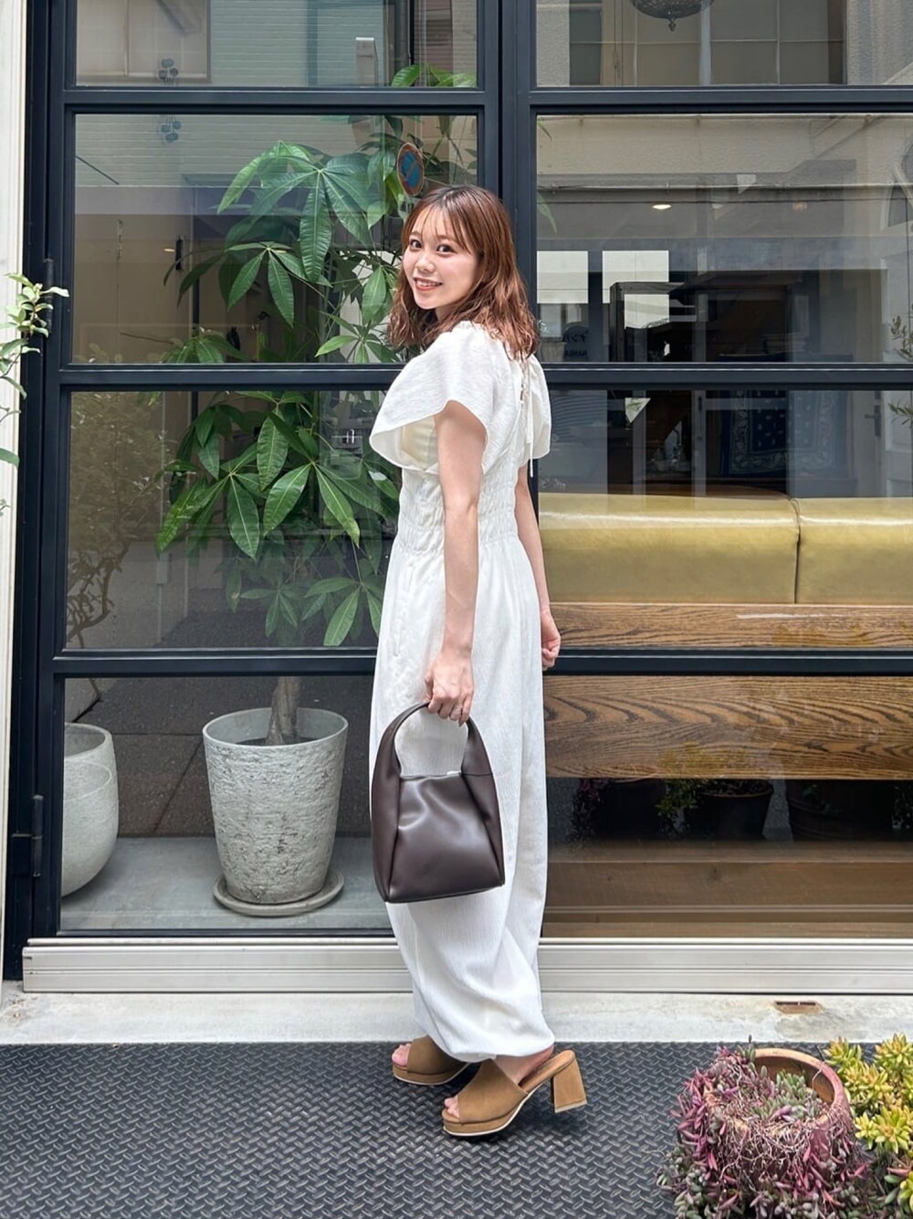 低身長サイズ/2サイズ展開/前後2WAY/無地&チェック/WEB限定カラー 