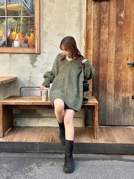 「Kastane（カスタネ）のアイテム」を使った、Kastane officialさん（骨格ナチュラル・レディース・152cm）の冬コーディネート