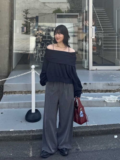 セール】【2025AWカタログ】オフショルスウェット（スウェット