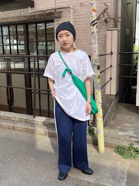 「WHIMSIC（ウィムジック）のアイテム」を使った、Kastane officialさん（骨格ストレート・レディース・153cm）の春コーディネート