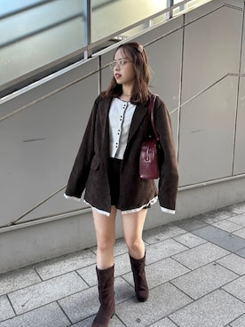 Kastane officialさん(レディース・156cm)の冬コーディネート