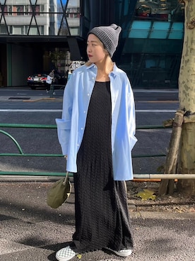 「WHIMSIC（ウィムジック）のアイテム」を使った、Kastane officialさん（骨格ストレート・レディース・153cm）の冬コーディネート