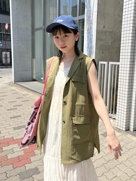 「ベストコーデ」｜「アイテム（ワンピース/ドレス）」を使った、Kastane officialさん（レディース・159cm）の春コーディネート