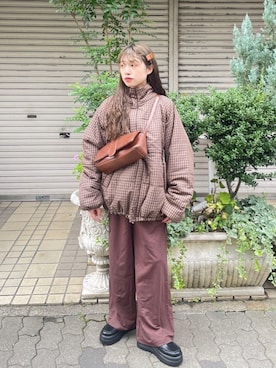 「アイテム（ダウンジャケット/コート）」を使った、Kastane officialさん（レディース・149cm）の夏コーディネート