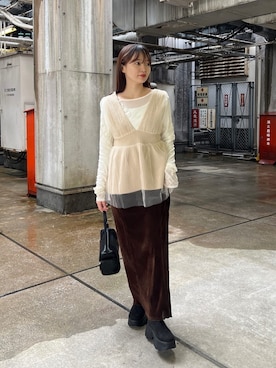 Kastane officialさん（レディース・157cm）の冬コーディネート