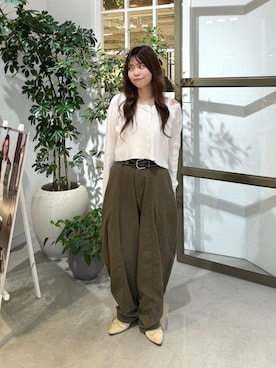 「アイテム（アンサンブル）」を使った、Kastane officialさん（レディース・159cm）の秋コーディネート