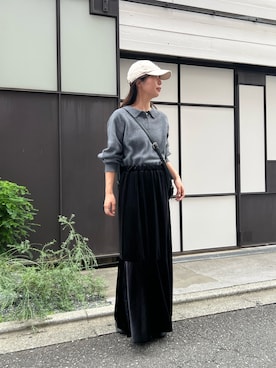 「Kastane（カスタネ）のアイテム（ニット/セーター）」を使った、Kastane officialさん（レディース・160cm）の秋コーディネート