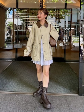 「アイテム（ブルゾン）」を使った、Kastane officialさん（レディース・158cm）の夏コーディネート