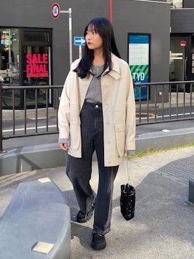 「Kastane（カスタネ）のアイテム（その他アウター）」を使った、Kastane officialさん（レディース・163cm）の夏コーディネート