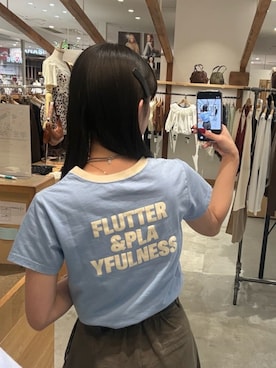 「Kastane（カスタネ）のアイテム（Tシャツ/カットソー）」を使った、Kastane officialさん（レディース・162cm）の夏コーディネート