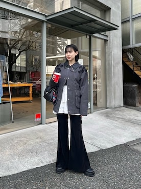 「Kastane（カスタネ）のアイテム（その他アウター）」を使った、Kastane officialさん（レディース・158cm）の春コーディネート