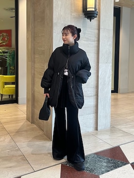 「Kastane（カスタネ）のアイテム（その他アウター）」を使った、Kastane officialさん（レディース・163cm）の冬コーディネート