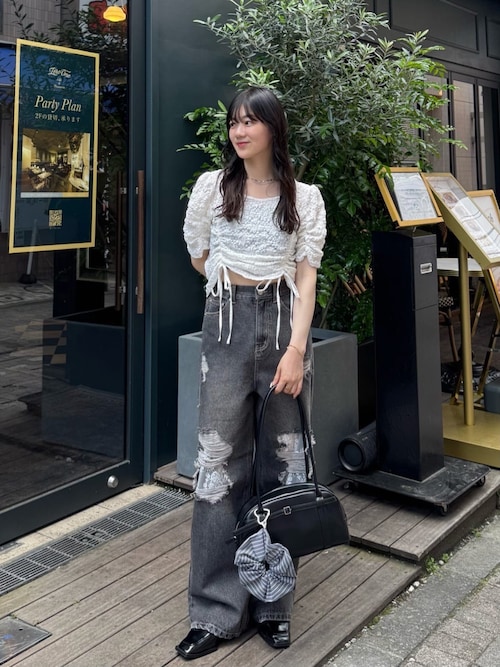 Kastane ポコポコレースフラワートップス 新色追加】ポコポコレースフラワートップス（Tシャツ/カットソー