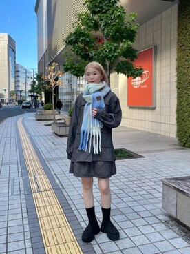 Kastane officialさん（レディース・161cm）の冬コーディネート