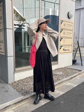 「Kastane（カスタネ）のアイテム（その他アウター）」を使った、Kastane officialさん（レディース・160cm）の冬コーディネート