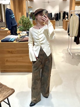 「Kastane（カスタネ）のアイテム（その他パンツ）」を使った、Kastane officialさん（レディース・161cm）の秋コーディネート