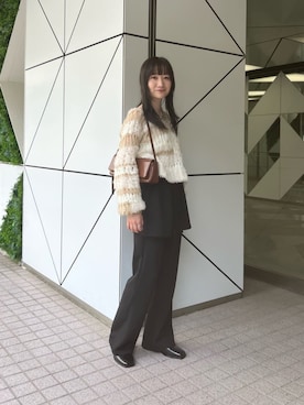 「Kastane（カスタネ）のアイテム（ニット/セーター）」を使った、Kastane officialさん（レディース・153cm）の秋コーディネート