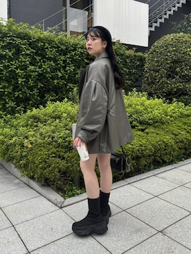 「Kastane（カスタネ）のアイテム（その他アウター）」を使った、Kastane officialさん（レディース・159cm）の秋コーディネート