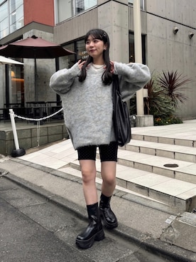 「アイテム（ニット/セーター）」を使った、Kastane officialさん（レディース・159cm）の夏コーディネート