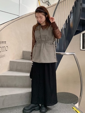 Kastane officialさん（レディース・154cm）の冬コーディネート