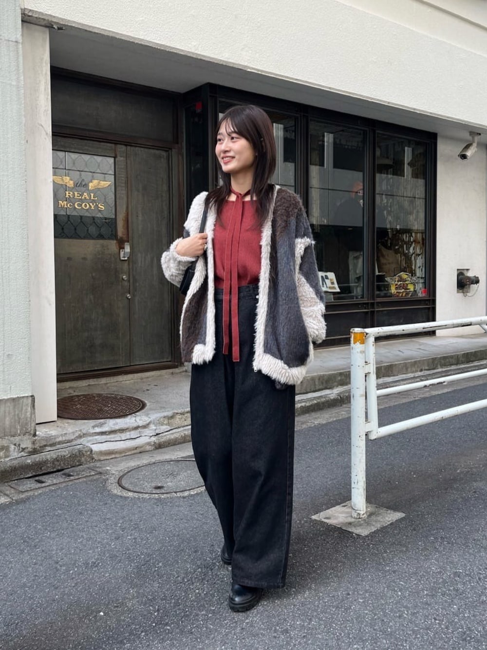 【前後2way】インターシャニットジップブルゾン　専用 Kastane（カスタネ）の「インターシャニットジップブルゾン