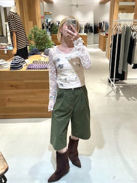 「WHIMSIC（ウィムジック）のアイテム」を使った、Kastane officialさん（レディース・161cm）の夏コーディネート