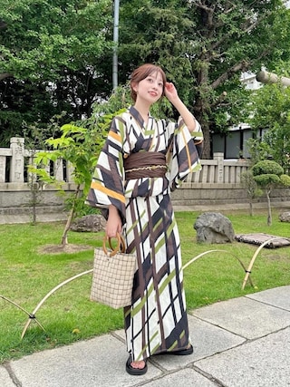 Kastane Vintage花柄浴衣 Kastane（カスタネ）の「Vintage花柄浴衣（浴衣）」 - WEAR