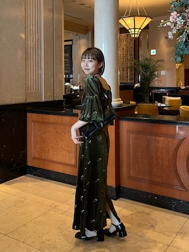 オケージョンドレス/結婚式/低身長サイズ/2サイズ展開】velour bell