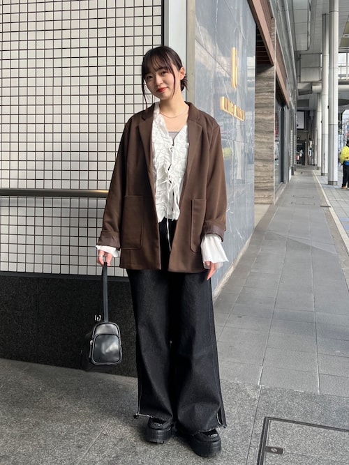 セットアップ対応/裏地なし】フレンチツイル刺繍ジャケット