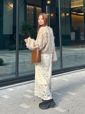 「Kastane（カスタネ）のアイテム」を使った、Kastane officialさん（骨格ナチュラル・レディース・152cm）の冬コーディネート