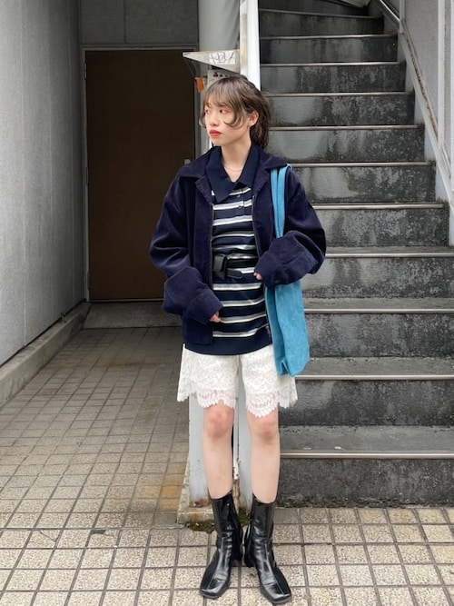 希少★2002 STONE  コットンニット ポロ ネイビー XL 古着通販 サイト | IDENTITY official web store (アイデンティティー)