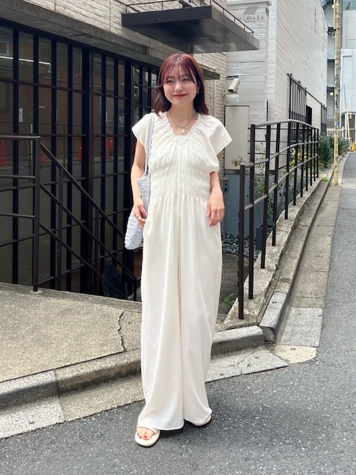 【Kastane】カスタネ　シャーリングイージーオールインワン 低身長サイズ/WEB限定カラー】シャーリングイージー