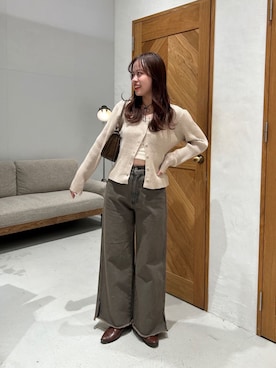 「Kastane（カスタネ）のアイテム」を使った、Kastane officialさん（骨格ナチュラル・レディース・156cm）の冬コーディネート