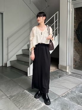 「アイテム（キャミソール）」を使った、Kastane officialさん（レディース・159cm）の夏コーディネート