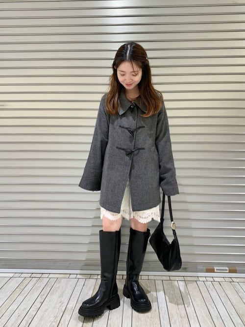 セール】【ベスト付き】ダッフルフレアコート（その他アウター