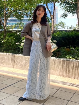 「FREE'S MART（フリーズマート）のアイテム（パンプス）」を使った、Rinaさん（レディース・156cm）の夏コーディネート