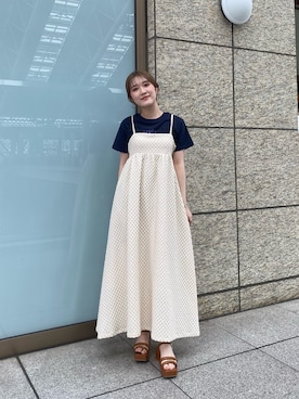 Rinaさん（レディース・156cm）の春コーディネート