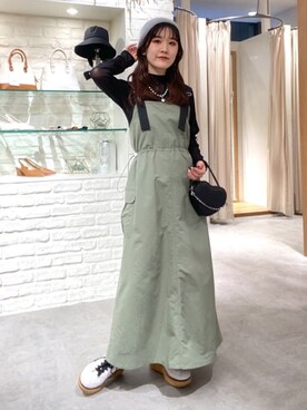 Rinaさん（レディース・156cm）の春コーディネート