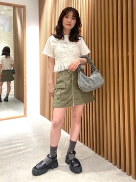 Rinaさん（レディース・156cm）の夏コーディネート