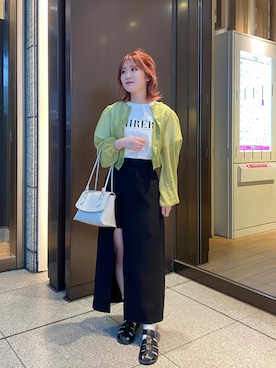 Rinaさん（レディース・156cm）の春コーディネート