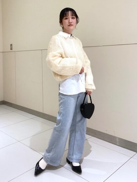 「FREE'S MART（フリーズマート）のアイテム（パンプス）」を使った、Rinaさん（レディース・156cm）の春コーディネート